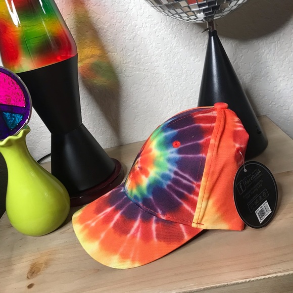 🌈Rainbow Tie-Dye baseball cap - Picture 5 of 5